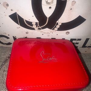 Christian Louboutin Glossy Red Pouch